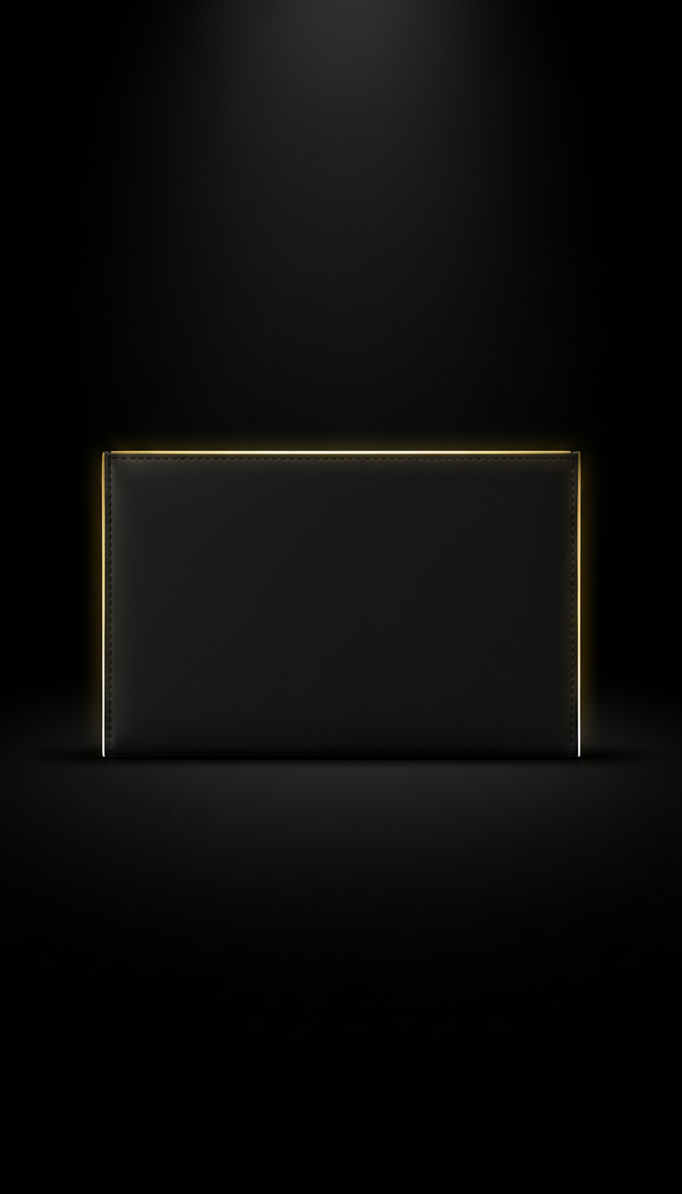 porta tarjetas concierge negro mate